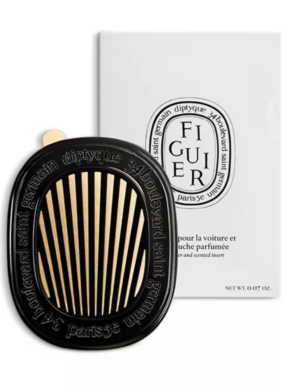 Diptyque Figuier Car Diffuser And Scented Insert 0.07oz
